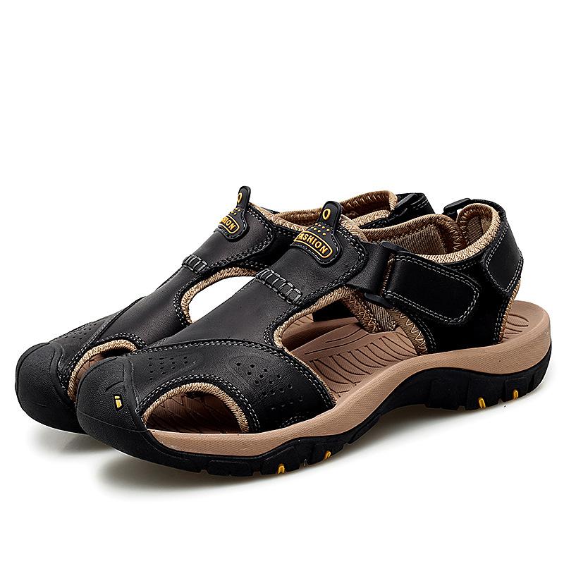 New Fashion Genuine Leather Men Shoes Summer Men s Sandals Anti-collision Fashion Beach Sandals Slippers Big Size 38-48 48
New Fashion Genuine Leather Men Shoes Summer Men s Sandals Anti-collision Fashion Beach Sandals Slippers Big Size 38-48 48