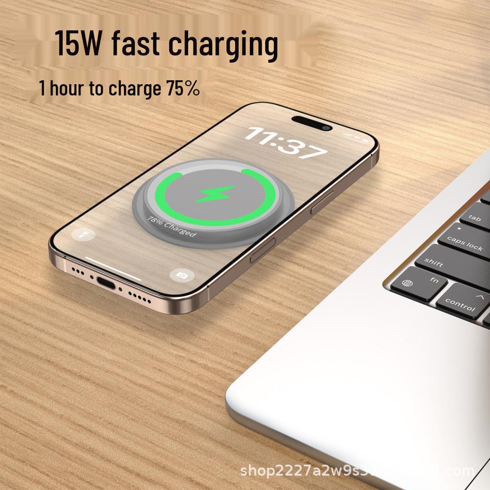 Magnetic Wireless Fast Charging Desk Charger чорний
Magnetic Wireless Fast Charging Desk Charger чорний
