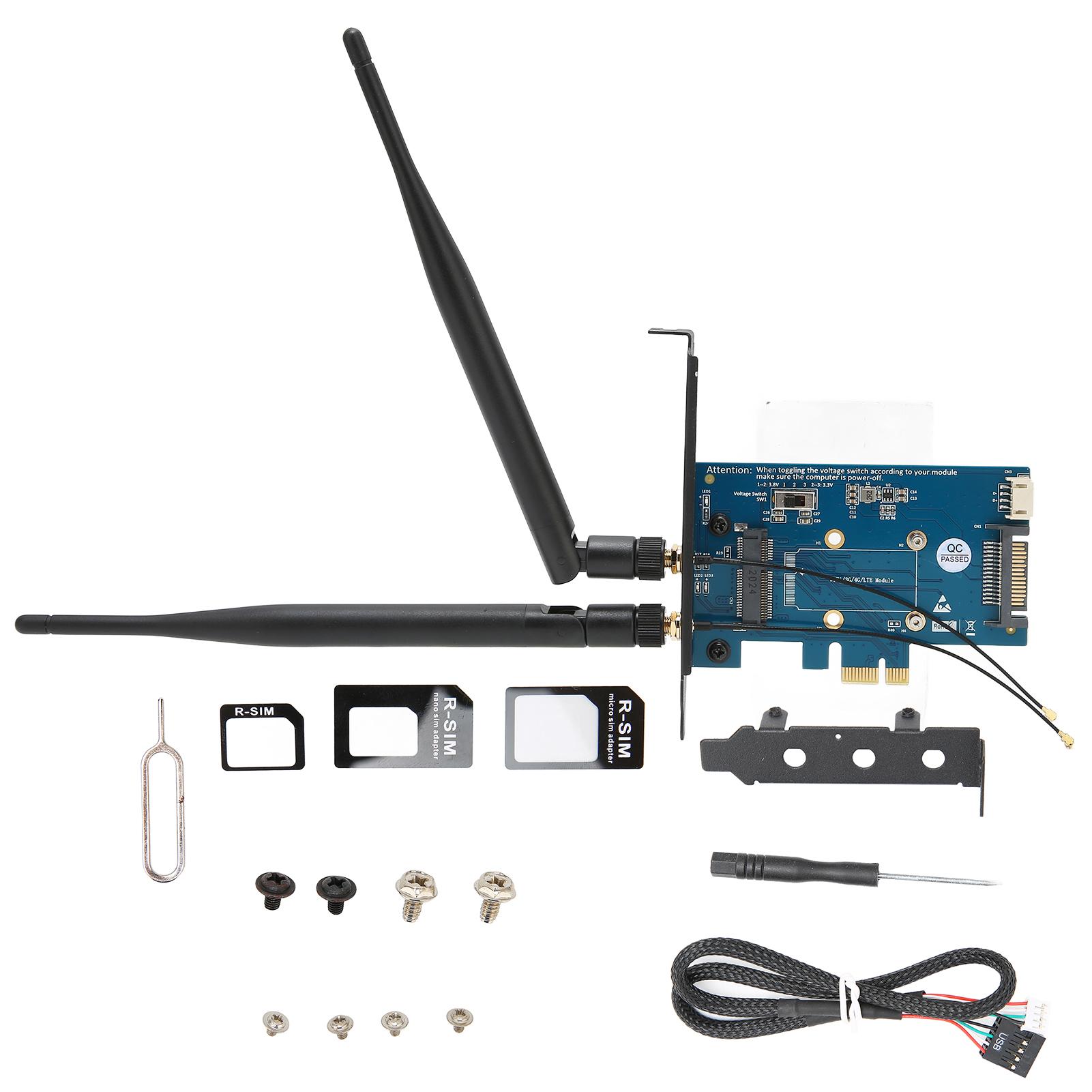 Mini PCIE Adapter Multi System Compatibility 4Pin Power Interface Small Volume PCIE Adapter
Mini PCIE Adapter Multi System Compatibility 4Pin Power Interface Small Volume PCIE Adapter