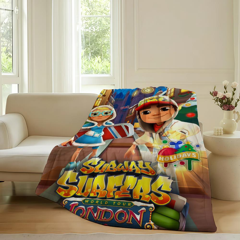 Паркур игра Subway Surfers Плед для дивана Офиса Кровати Самолета Путешествий Сна Чтения Отдыха Кемпинга Мягкий и теплый 75x90cm
Паркур игра Subway Surfers Плед для дивана Офиса Кровати Самолета Путешествий Сна Чтения Отдыха Кемпинга Мягкий и теплый 75x90cm