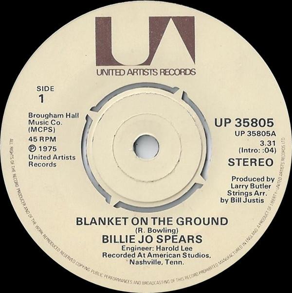 7-дюймовая пластинка BILLIE JO SPEARS Blanket On The Ground UP35805 United Artists 1975 UK Rock Б/у
7-дюймовая пластинка BILLIE JO SPEARS Blanket On The Ground UP35805 United Artists 1975 UK Rock Б/у
