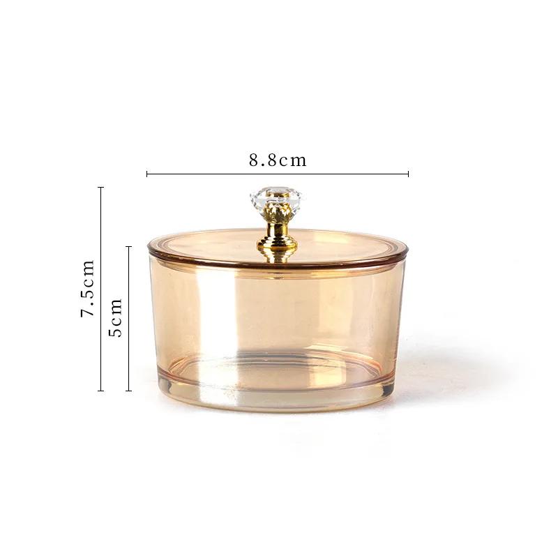 Стеклянная посуда Nordic Luxury, маленькие фруктовые десертные закуски, сервировочные миски с пыленепроницаемой крышкой, бытовые тарелки для подачи еды на вечеринку
Стеклянная посуда Nordic Luxury, маленькие фруктовые десертные закуски, сервировочные миски с пыленепроницаемой крышкой, бытовые тарелки для подачи еды на вечеринку