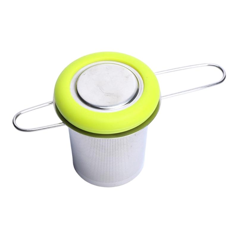 Чайный инфузор из нержавеющей стали и силикона с фильтром из мелкой сетки для быстрой очистки, корзина для заваривания с крышкой зелёный
Чайный инфузор из нержавеющей стали и силикона с фильтром из мелкой сетки для быстрой очистки, корзина для заваривания с крышкой зелёный