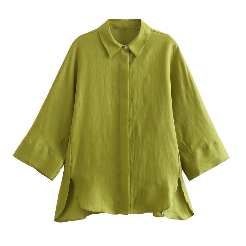 Women s Loose Linen Shirt & Elastic Straight Leg Pants Set – European American Style Extra Small
Women s Loose Linen Shirt & Elastic Straight Leg Pants Set – European American Style Extra Small