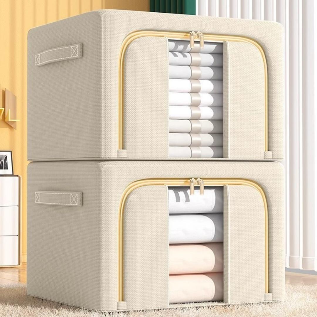 1PC Solid color steel frame storage box, clothing folding and organizing box, cabinet for moving and changing seasons, versatile 24L
1PC Solid color steel frame storage box, clothing folding and organizing box, cabinet for moving and changing seasons, versatile 24L