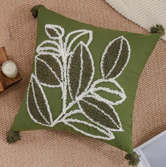 Північна богемна наволочка з китицями та візерунком листя 45x45cm Pillow Cover Only
Північна богемна наволочка з китицями та візерунком листя 45x45cm Pillow Cover Only