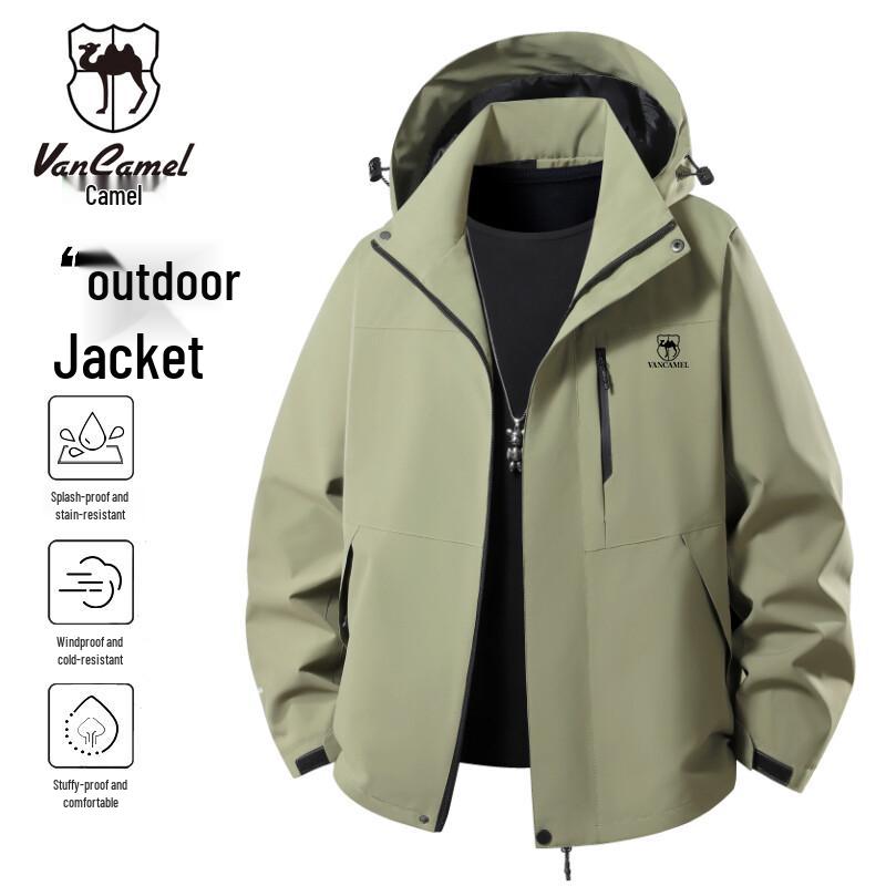 VANCAMEL Men s Hooded Outdoor Windproof Waterproof Jacket M
VANCAMEL Men s Hooded Outdoor Windproof Waterproof Jacket M