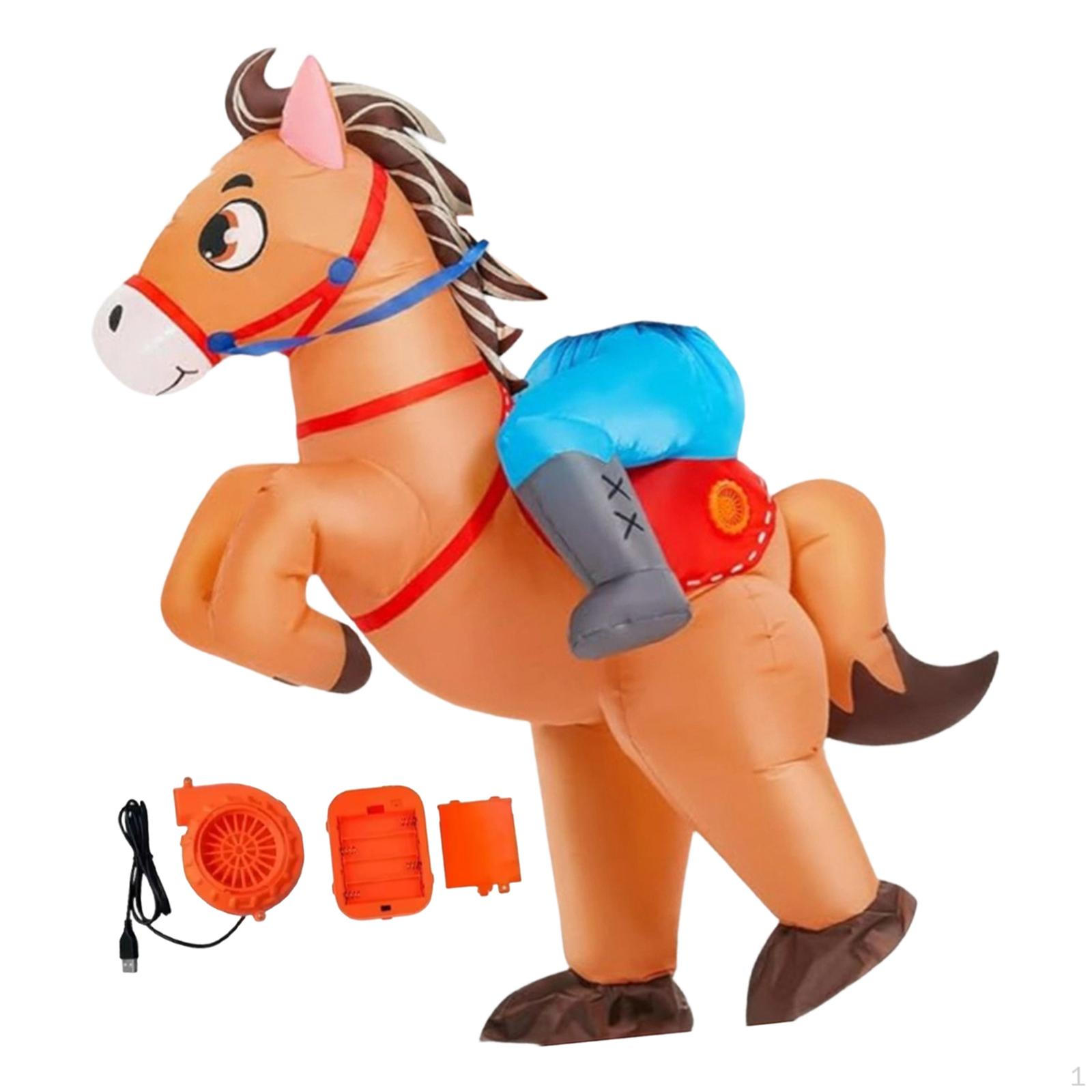 Inflatable Horse Costume Riding for Party Dress up Holiday Cosplay
Inflatable Horse Costume Riding for Party Dress up Holiday Cosplay
