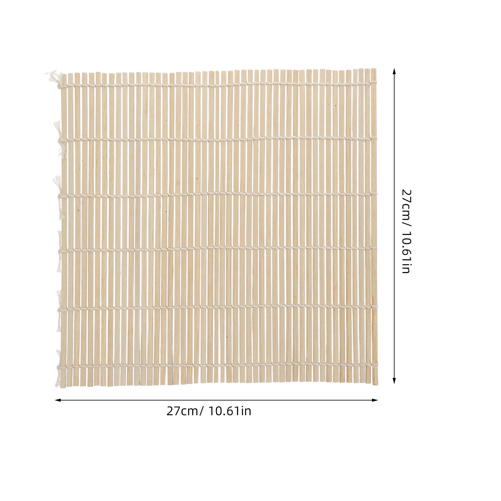 1 pc Bamboo Mat 24X24Cm Wood Cotton String Sushi Making Tool For Homemade Maki Roll Kitchen Barware Sushi Rooler оливковий колір
1 pc Bamboo Mat 24X24Cm Wood Cotton String Sushi Making Tool For Homemade Maki Roll Kitchen Barware Sushi Rooler оливковий колір