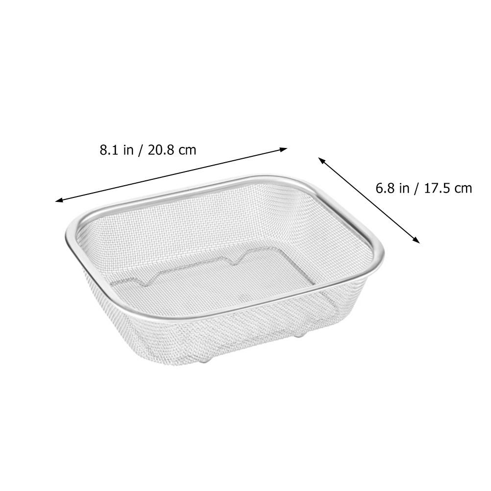 1Pcs Stainless Steel Fryer Basket Premium Heavy Duty Mesh Frying Basket for Home Kitchen Bar Restaurant Use with Excellent Heat
1Pcs Stainless Steel Fryer Basket Premium Heavy Duty Mesh Frying Basket for Home Kitchen Bar Restaurant Use with Excellent Heat