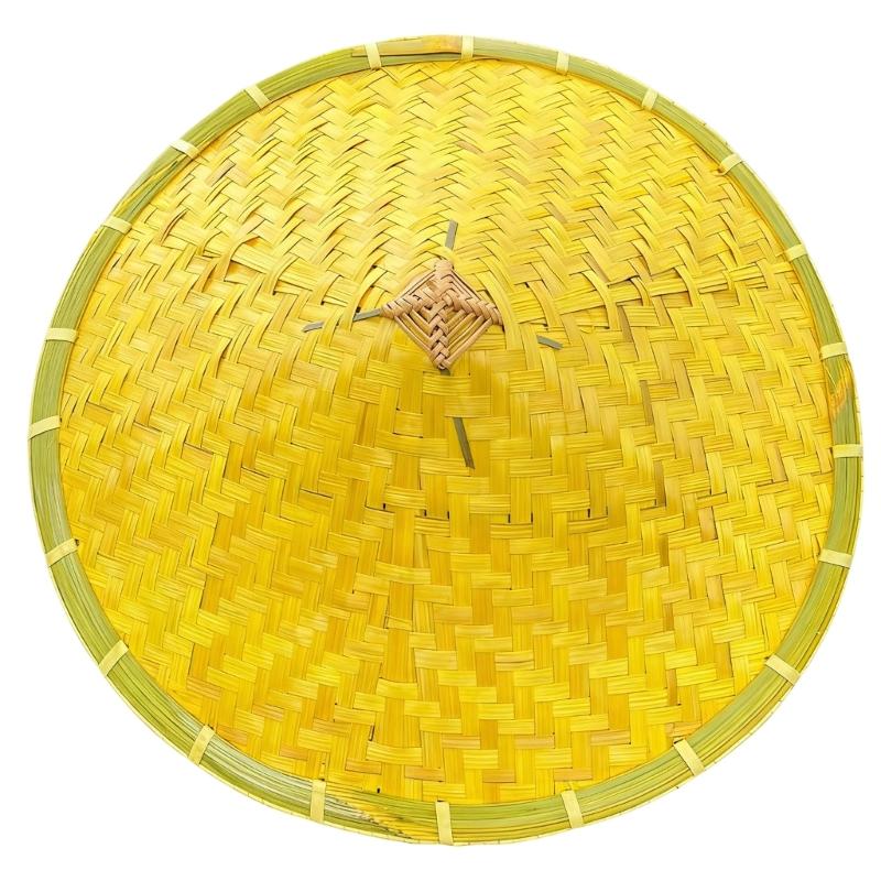Oriental Hat Bamboo Weave Hat Asian Style Comfortable Fit Ideal for Gardeners Farmers and Peasant Fashion Lover 36 diameter жёлтый
Oriental Hat Bamboo Weave Hat Asian Style Comfortable Fit Ideal for Gardeners Farmers and Peasant Fashion Lover 36 diameter жёлтый