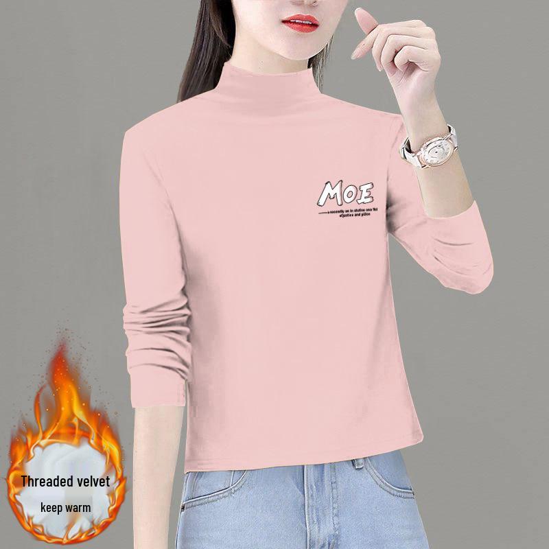 2024 Autumn/Winter Half High Neck Fleece-Lined German Velvet T-Shirt L (110-120 jin) чёрный
2024 Autumn/Winter Half High Neck Fleece-Lined German Velvet T-Shirt L (110-120 jin) чёрный