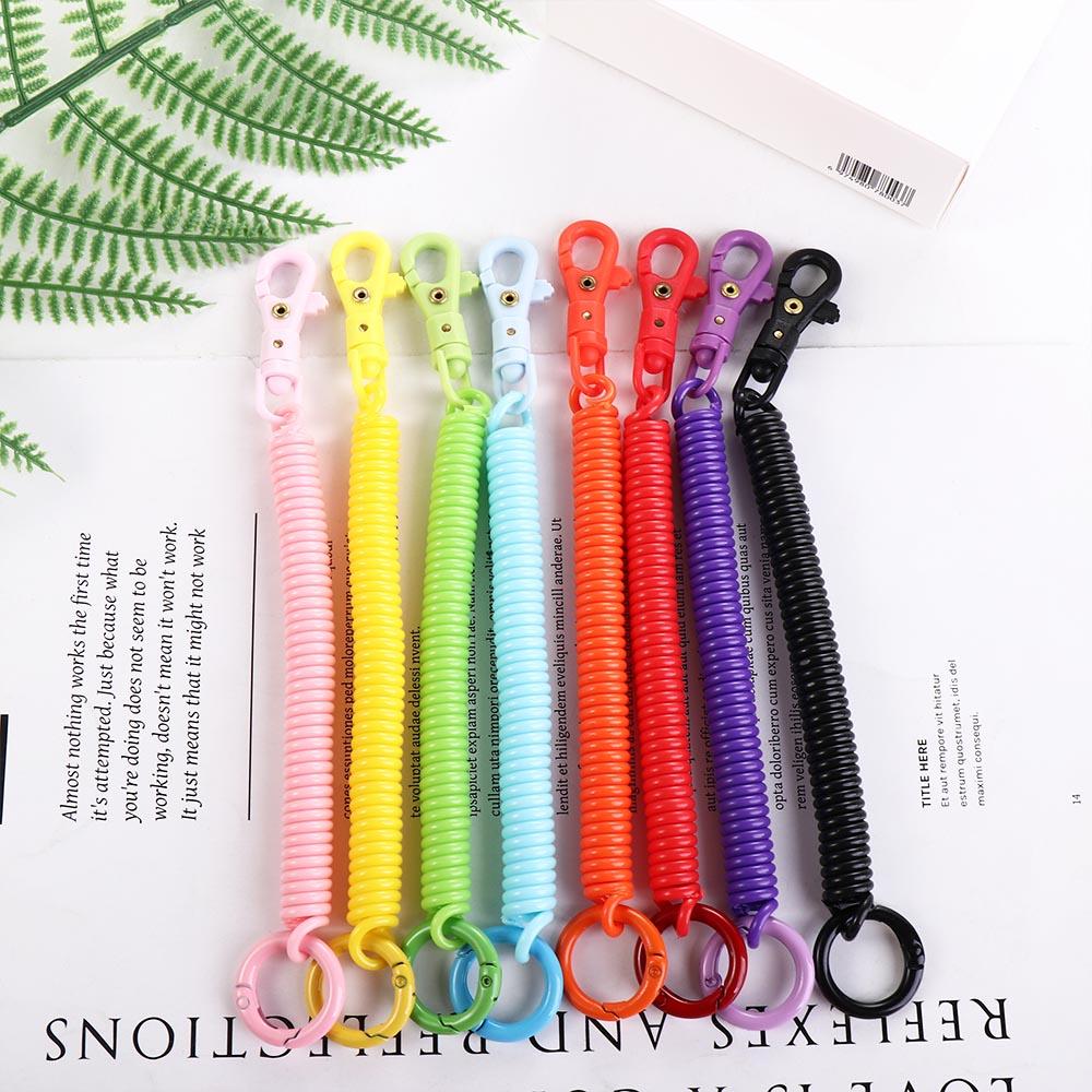 Lobster Clasp Rope Keychain Luggage Tags Keyring Bracelet Spring Key Hooks Spring Keychain
Lobster Clasp Rope Keychain Luggage Tags Keyring Bracelet Spring Key Hooks Spring Keychain