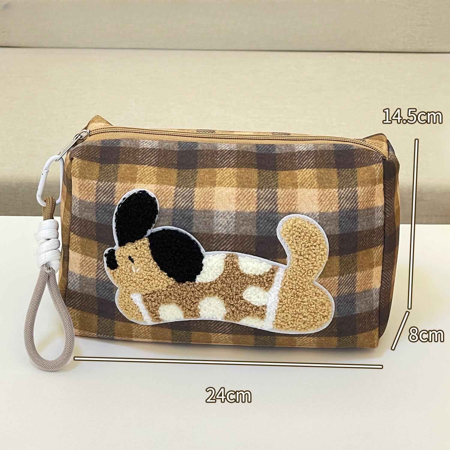 Portable and Versatile Cartoon Cute Embroidered Cosmetic Bag Travel Storage Bag Finishing Bag Handbag Shopping Clutch
Portable and Versatile Cartoon Cute Embroidered Cosmetic Bag Travel Storage Bag Finishing Bag Handbag Shopping Clutch
