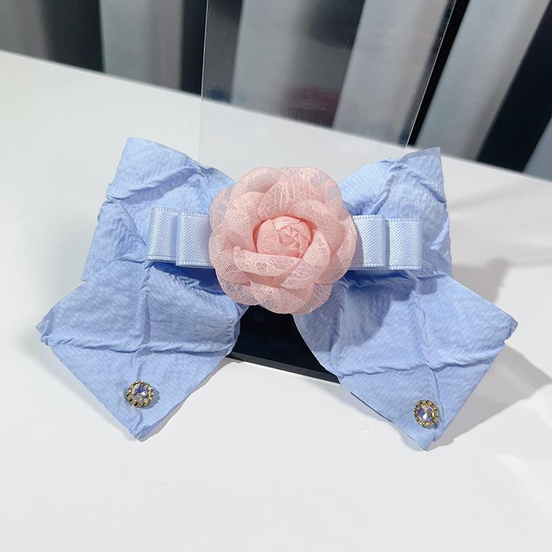 Korean Fabric Camellia Flower Bowknot Brooch for Women Girls JK Uniform College Style Shirt Collar Pin Bow Tie Jewelry Gifts синій
Korean Fabric Camellia Flower Bowknot Brooch for Women Girls JK Uniform College Style Shirt Collar Pin Bow Tie Jewelry Gifts синій