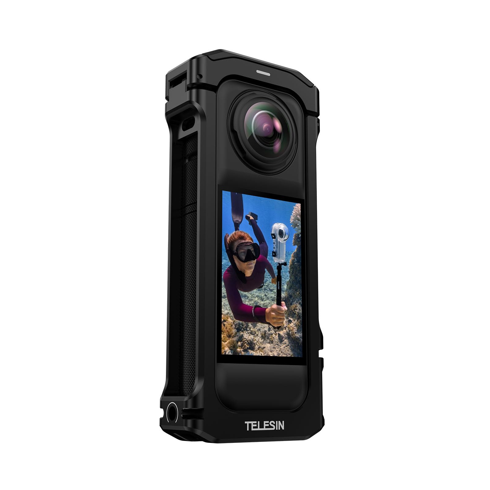 Полная клетка для камеры TELESIN, совместимая с Insta360, защитный чехол с металлической рамой и клеткой для кроликов, совместимый с резьбой Quick Cold Shoe X4, X4, ресивером,
Полная клетка для камеры TELESIN, совместимая с Insta360, защитный чехол с металлической рамой и клеткой для кроликов, совместимый с резьбой Quick Cold Shoe X4, X4, ресивером,