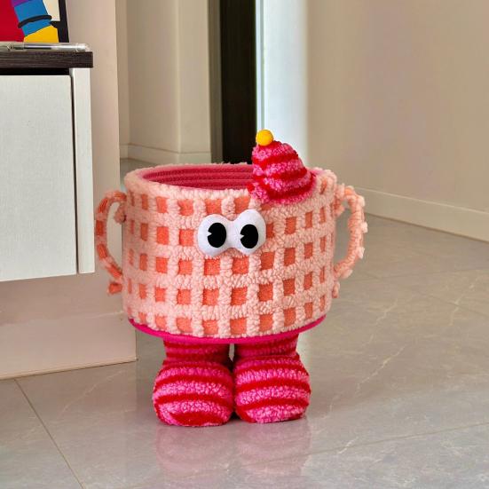 Yousheng Cartoon Storage Basket with Eyes Legs Large Capacity Vibrant Color Adorable Storage Box Multi-functional Organizer темно-розовый
Yousheng Cartoon Storage Basket with Eyes Legs Large Capacity Vibrant Color Adorable Storage Box Multi-functional Organizer темно-розовый