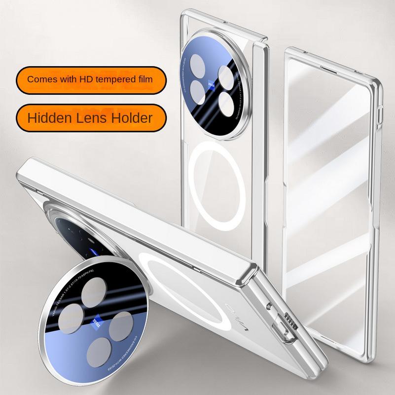 Magsafe Magnetic Transparent Privacy Screen Tempered Glass Protector Case For VIVO X Fold 5 x fold5 Spring Hinged Holder Cover vivo X Fold5
Magsafe Magnetic Transparent Privacy Screen Tempered Glass Protector Case For VIVO X Fold 5 x fold5 Spring Hinged Holder Cover vivo X Fold5