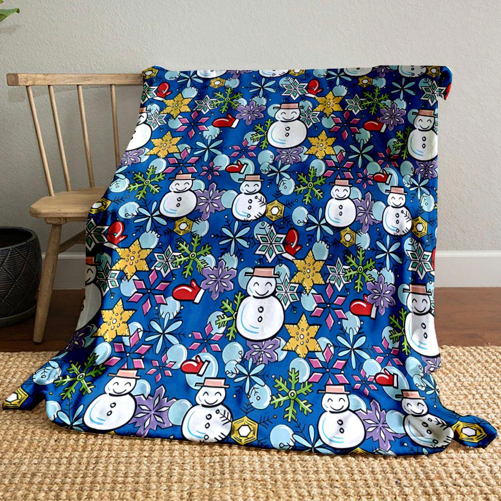 Christmas Snowman Snowflake Pattern Flannel Blanket bedroom Blanket for Livingroom Couch lunch break Soft throw for Friend s festival Gift 80cm x 120cm
Christmas Snowman Snowflake Pattern Flannel Blanket bedroom Blanket for Livingroom Couch lunch break Soft throw for Friend s festival Gift 80cm x 120cm