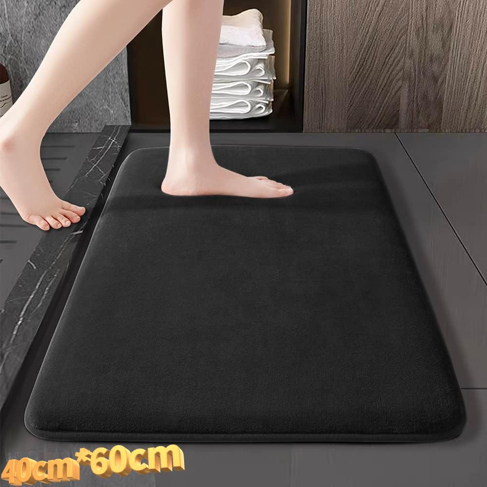Утолщенный простой фланелевой коврик для ванной комнаты, нескользящие ковры в умывальнике, боковой напольный коврик для ванны, коврик для ванной комнаты, коврик с эффектом памяти, 3D коврик 40cm*60cm чёрный
Утолщенный простой фланелевой коврик для ванной комнаты, нескользящие ковры в умывальнике, боковой напольный коврик для ванны, коврик для ванной комнаты, коврик с эффектом памяти, 3D коврик 40cm*60cm чёрный