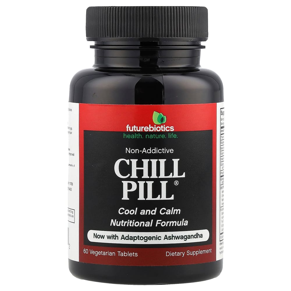 FutureBiotics Chill Pill Veggie, 60 Tablets
FutureBiotics Chill Pill Veggie, 60 Tablets