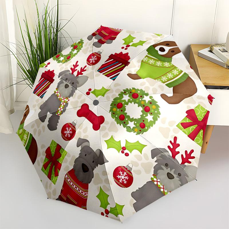 1pc Christmas Dogs Automatic Folding Umbrella - Portable Collapsible Design, 8-Rib Iron Frame, Durable Fabric yy251125178
1pc Christmas Dogs Automatic Folding Umbrella - Portable Collapsible Design, 8-Rib Iron Frame, Durable Fabric yy251125178