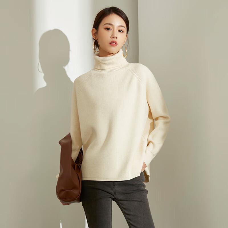 Shetu Women s Basic High-Neck Long-Sleeve Knit Sweater F
Shetu Women s Basic High-Neck Long-Sleeve Knit Sweater F