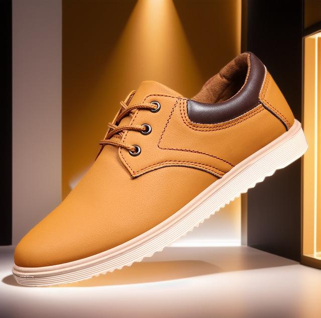 Men s shoes 2025 autumn men s leather shoes British tooling shoes breathable round head Korean version casual shoes men 39
Men s shoes 2025 autumn men s leather shoes British tooling shoes breathable round head Korean version casual shoes men 39