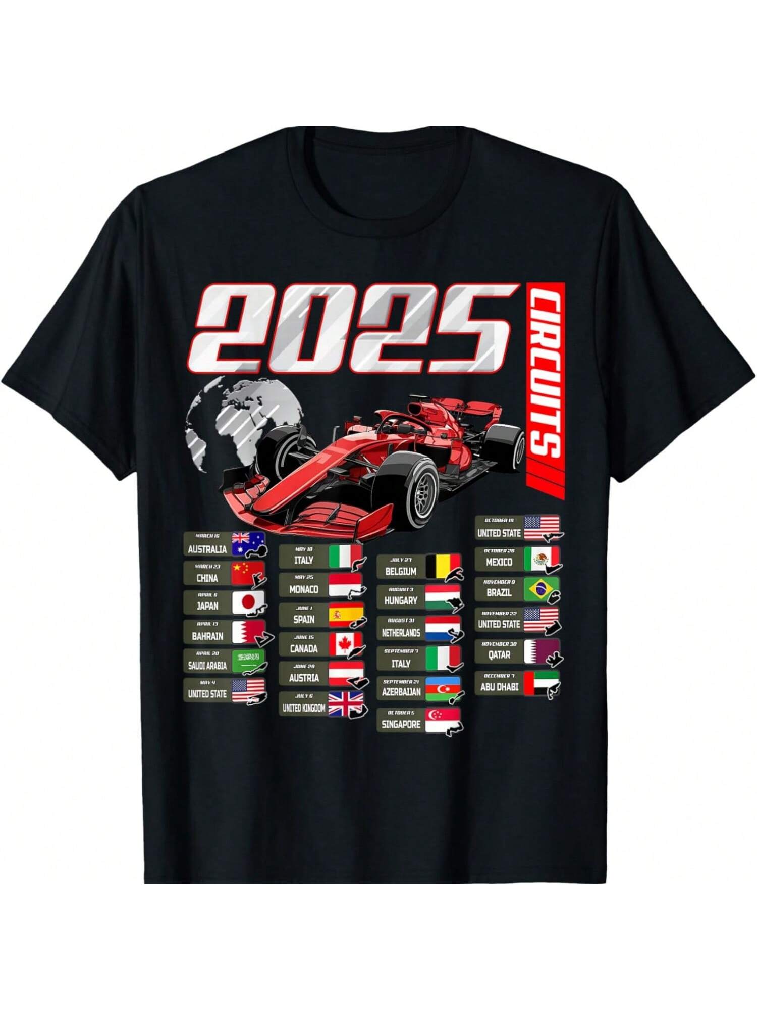 Формула 2025 Трассы Формула 2025 Расписание Гоночный Автомобиль Трасса Футболка XXXXXL
Формула 2025 Трассы Формула 2025 Расписание Гоночный Автомобиль Трасса Футболка XXXXXL