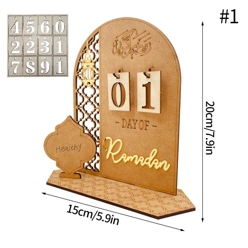 Wooden Ramadan Countdown Calendar Eids Festival Party Decor Eid Mubarak Decoration Desktop Ornament Islamic Muslim Party Decor
Wooden Ramadan Countdown Calendar Eids Festival Party Decor Eid Mubarak Decoration Desktop Ornament Islamic Muslim Party Decor