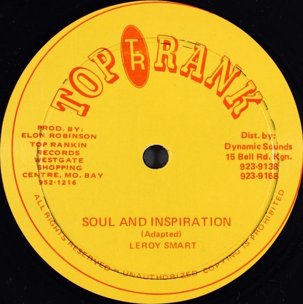 12inch Record LEROY SMART Soul And Inspiration VPTRR008 Top Rank Jamaica Reggae Ska Dub Used
12inch Record LEROY SMART Soul And Inspiration VPTRR008 Top Rank Jamaica Reggae Ska Dub Used