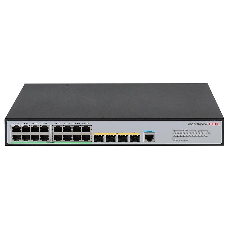 H3C S5016PV6-EI 16-Port Gigabit Managed Switch
H3C S5016PV6-EI 16-Port Gigabit Managed Switch