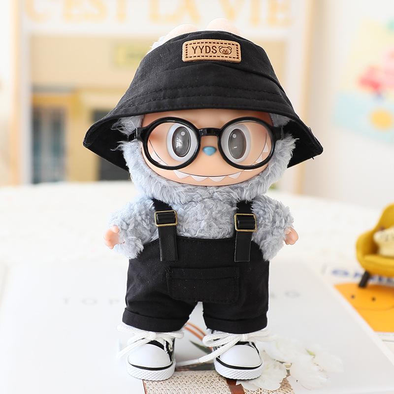 Комплект одежды для куклы Лабубу 17 см (Нет куклы) Набор шляпа рыбака и комбинезон No Doll чёрный
Комплект одежды для куклы Лабубу 17 см (Нет куклы) Набор шляпа рыбака и комбинезон No Doll чёрный