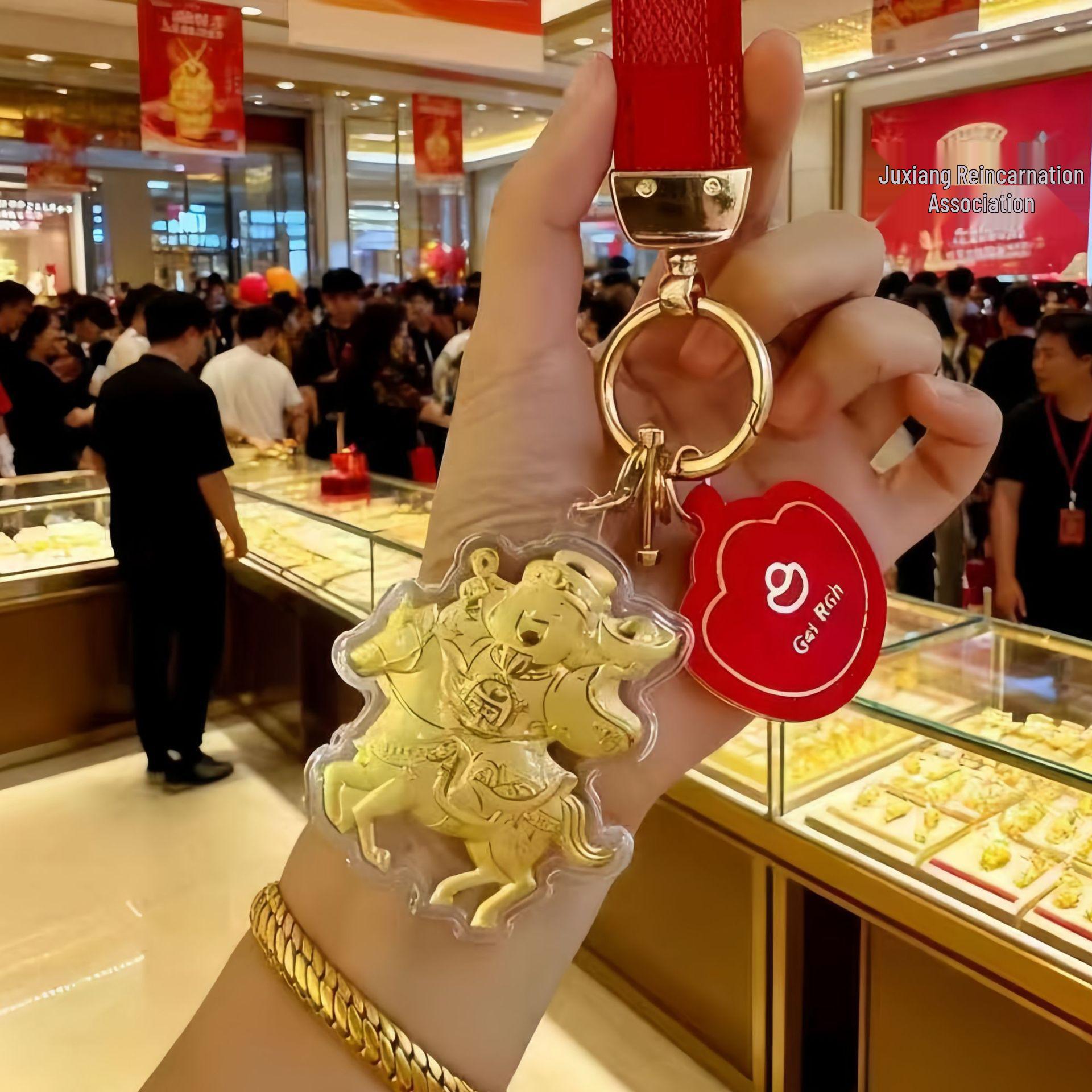 2026 Year of the Horse Gold Wealth Keychain Pendant - Luxurious Design, Perfect for Business Gifting
2026 Year of the Horse Gold Wealth Keychain Pendant - Luxurious Design, Perfect for Business Gifting