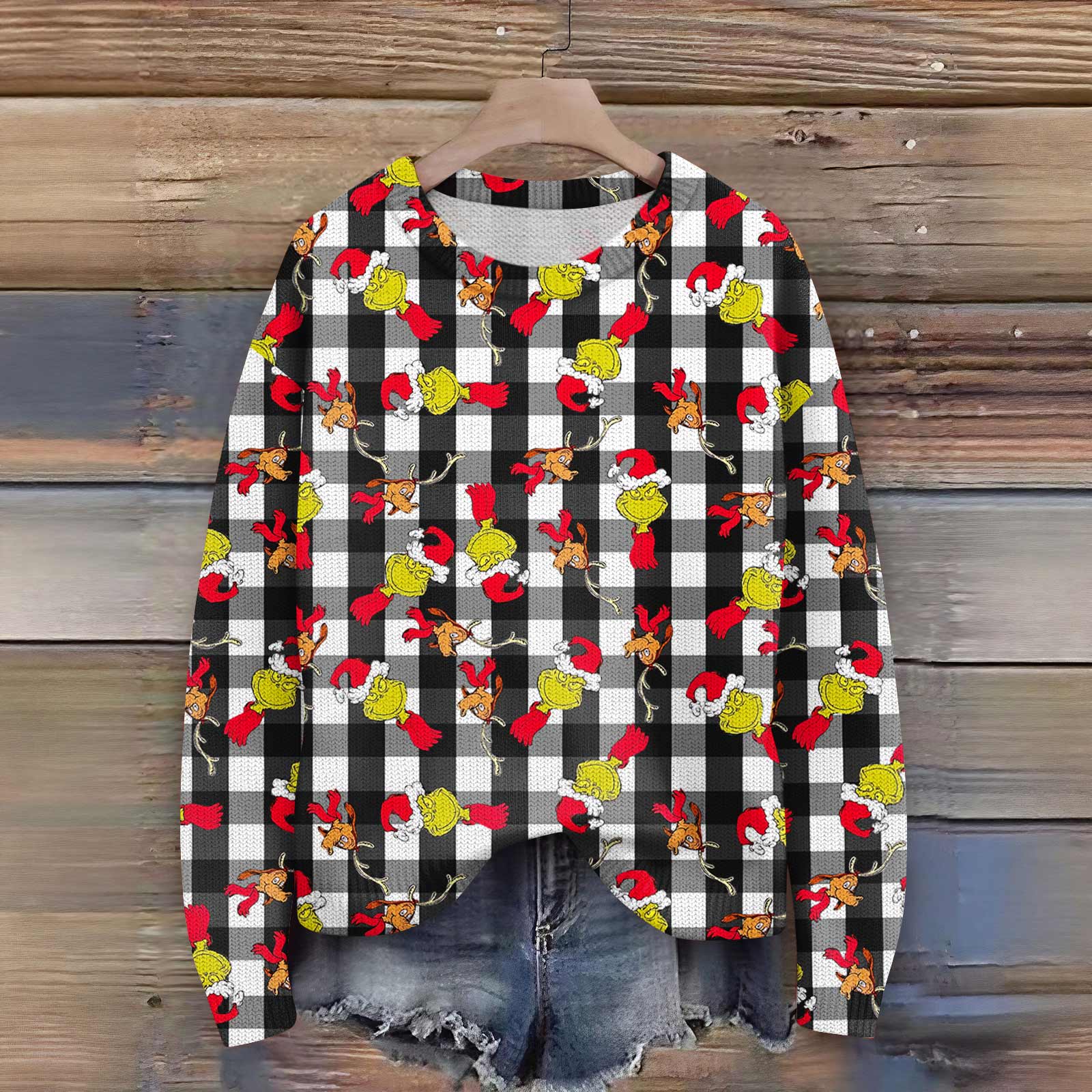 Пуловеры с длинным рукавом для женщин, с круглым вырезом, повседневные, милые, с принтом, вязаные, оверсайз L красный
Пуловеры с длинным рукавом для женщин, с круглым вырезом, повседневные, милые, с принтом, вязаные, оверсайз L красный