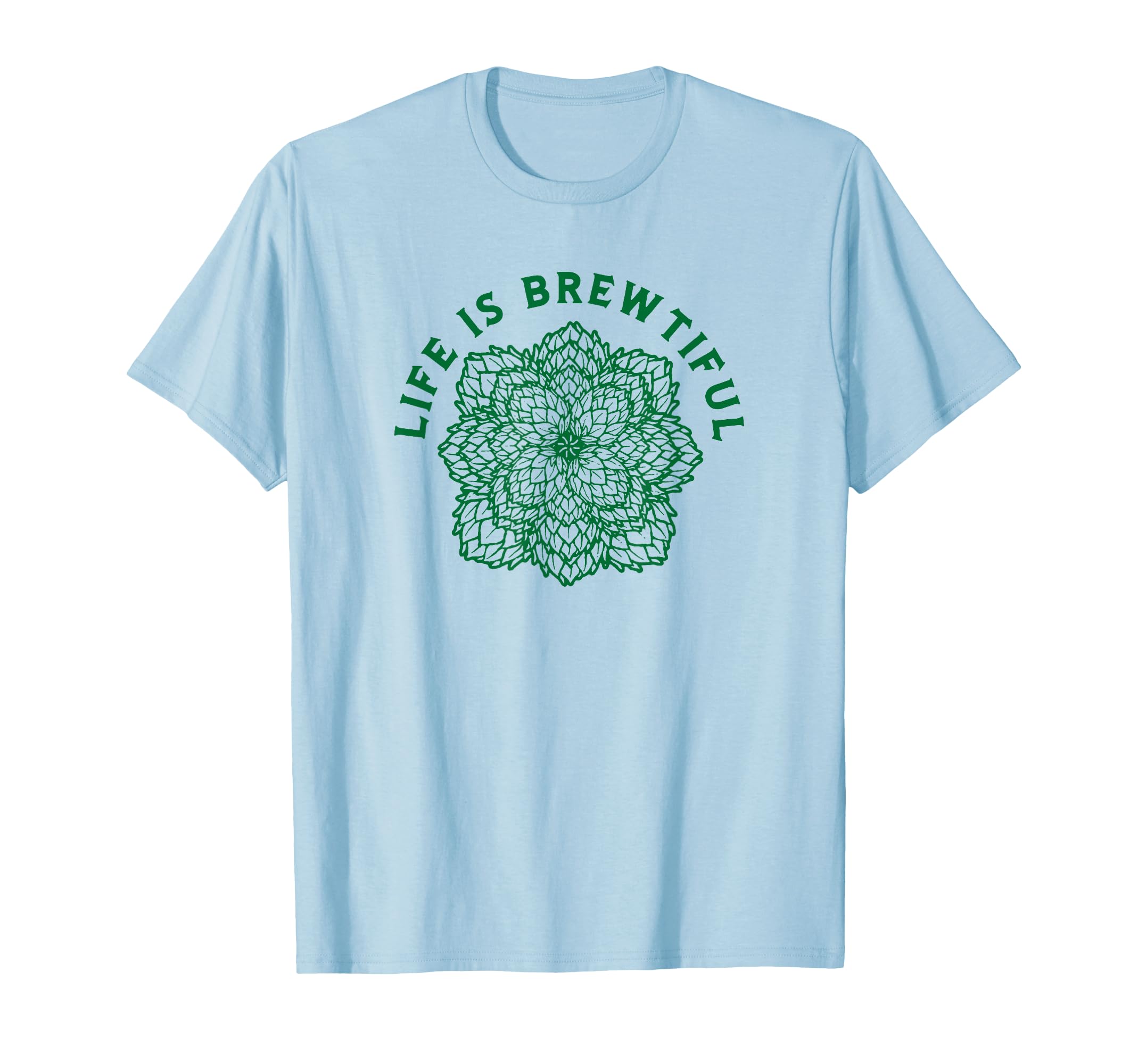 Life is Brewtiful - The Hops Mandala Kaleidoscope Beer T-Shirt
Life is Brewtiful - The Hops Mandala Kaleidoscope Beer T-Shirt