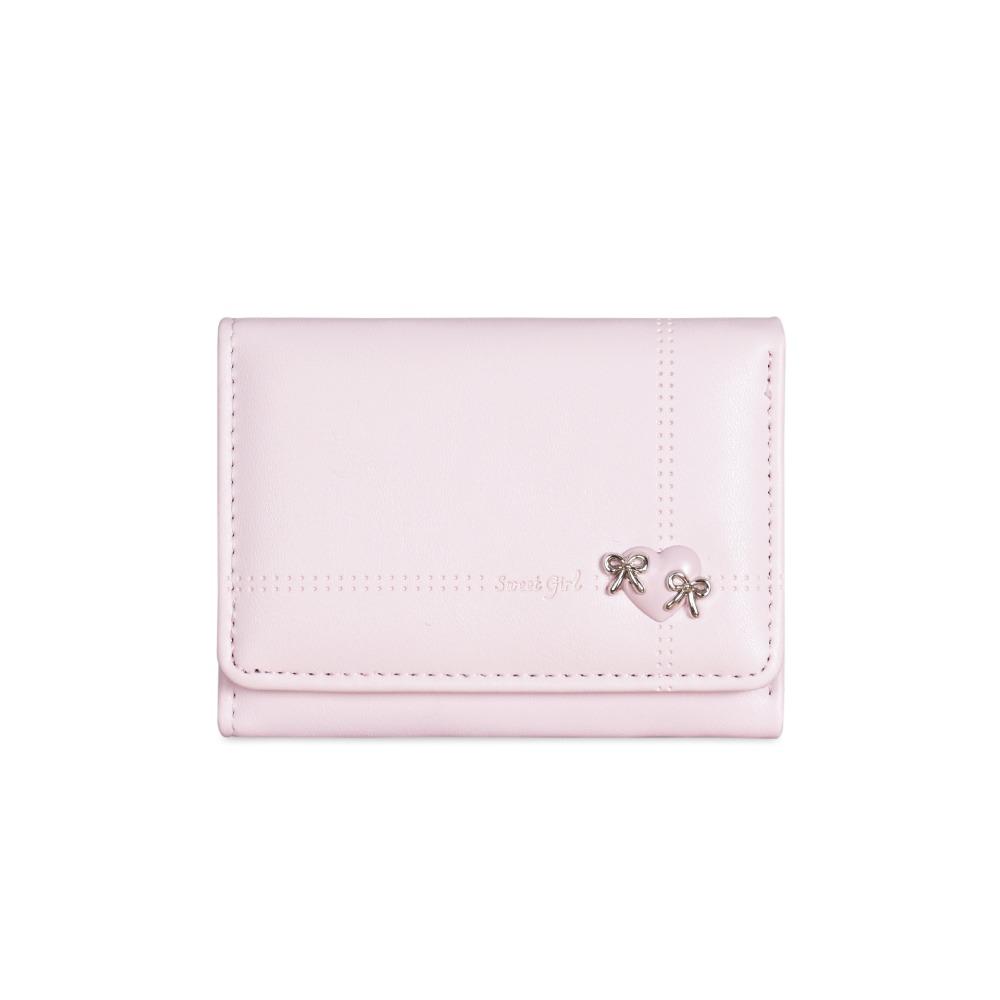 Heart-Shaped Bow Design Tri-fold Short Wallet Foldable Multiple Card Slots Money Bag Multipurpose PU Leather Credit Card Holder
Heart-Shaped Bow Design Tri-fold Short Wallet Foldable Multiple Card Slots Money Bag Multipurpose PU Leather Credit Card Holder