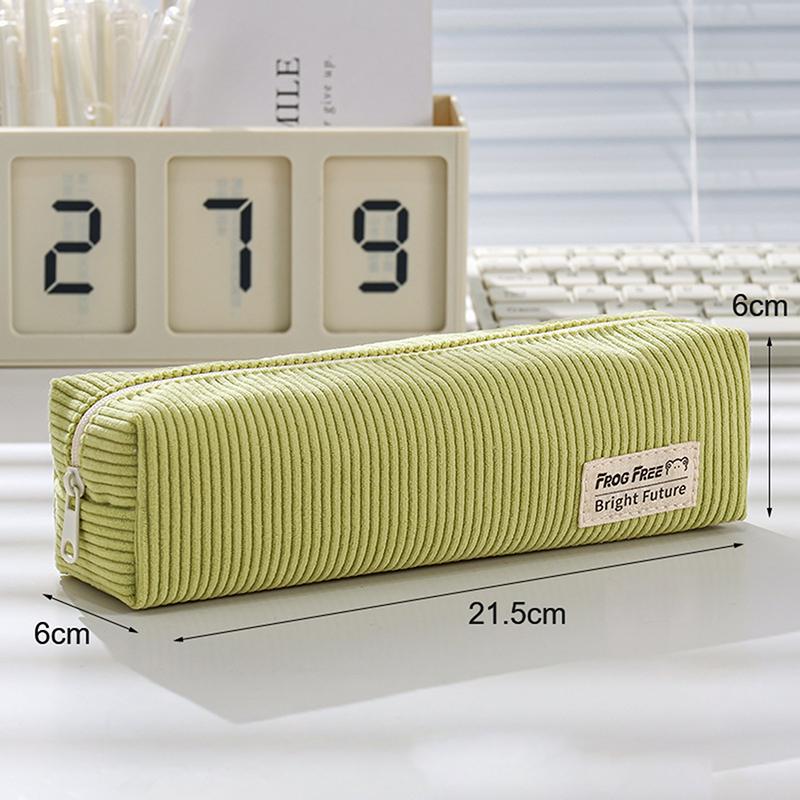 Ретро вельветовый однотонный пенал Минималистичная сумка для хранения канцелярских принадлежностей Пенал-косметичка Большой вместимости
Ретро вельветовый однотонный пенал Минималистичная сумка для хранения канцелярских принадлежностей Пенал-косметичка Большой вместимости