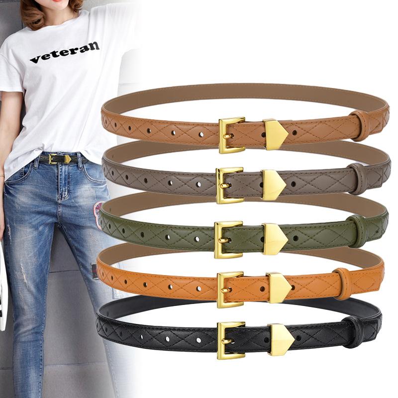 Two-Layer Cowhide Retro Casual Pants Belt Women S Thin Belt Harajuku Women S Belt 105cm
Two-Layer Cowhide Retro Casual Pants Belt Women S Thin Belt Harajuku Women S Belt 105cm