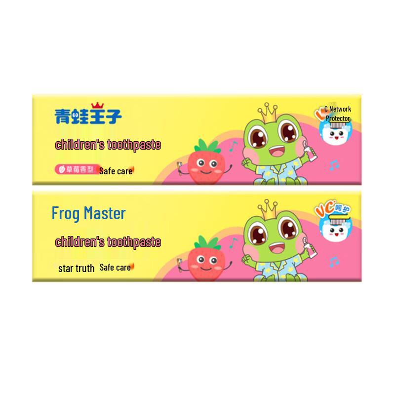 Frog Prince Kids Strawberry Toothpaste Duo Pack
Frog Prince Kids Strawberry Toothpaste Duo Pack