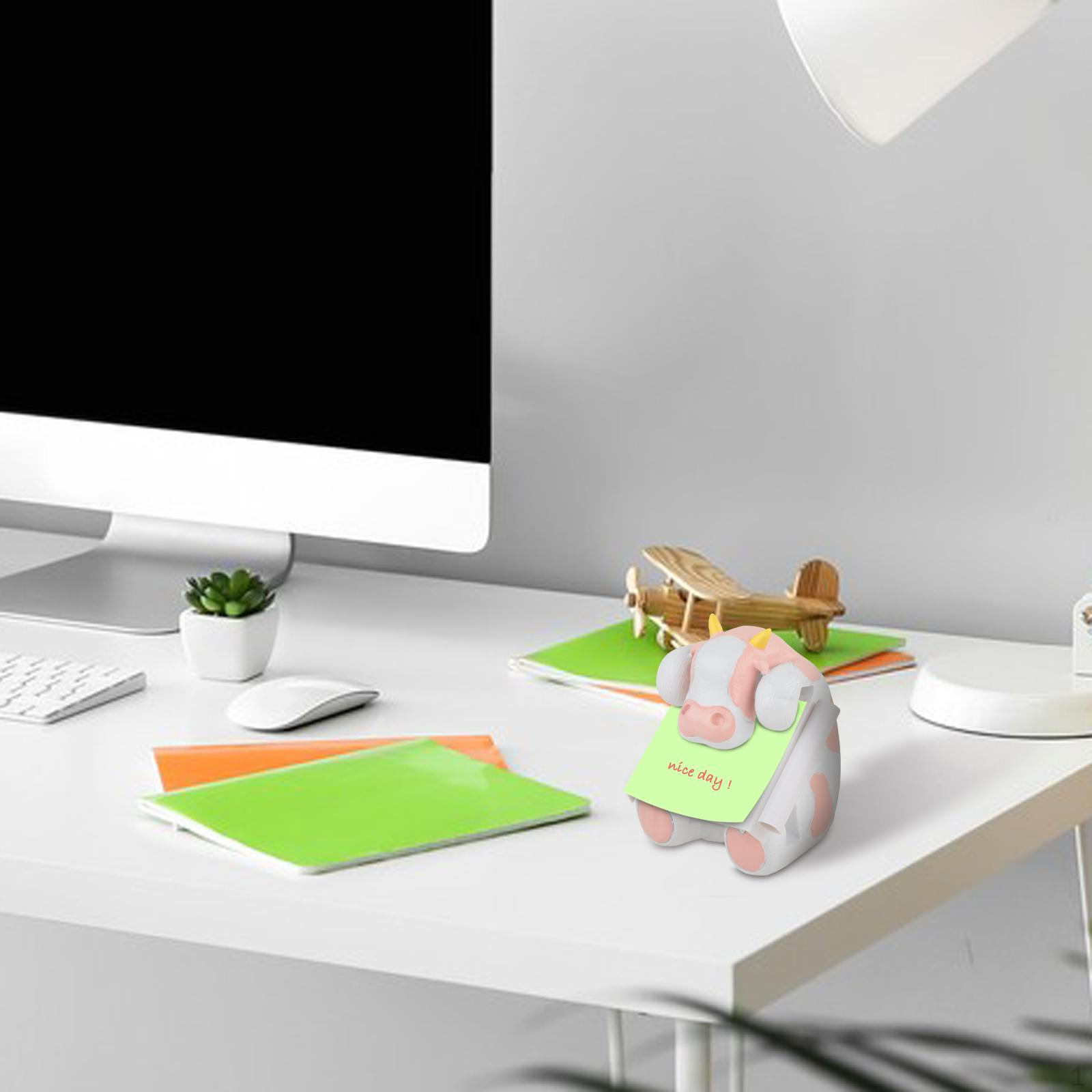 Держатель для липких заметок в форме коровы, Фигурка животного, Подставка для ручек, Декор для стола, Офис розовый
Держатель для липких заметок в форме коровы, Фигурка животного, Подставка для ручек, Декор для стола, Офис розовый