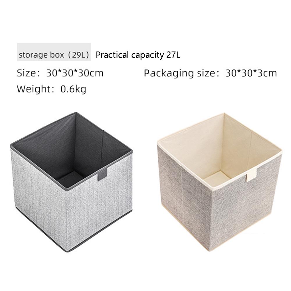 MOHO&HOME MDJ-612123 29L Collapsible Storage Box without Lid Non-Woven Fabric Clothes Socks Organizer Grey
MOHO&HOME MDJ-612123 29L Collapsible Storage Box without Lid Non-Woven Fabric Clothes Socks Organizer Grey