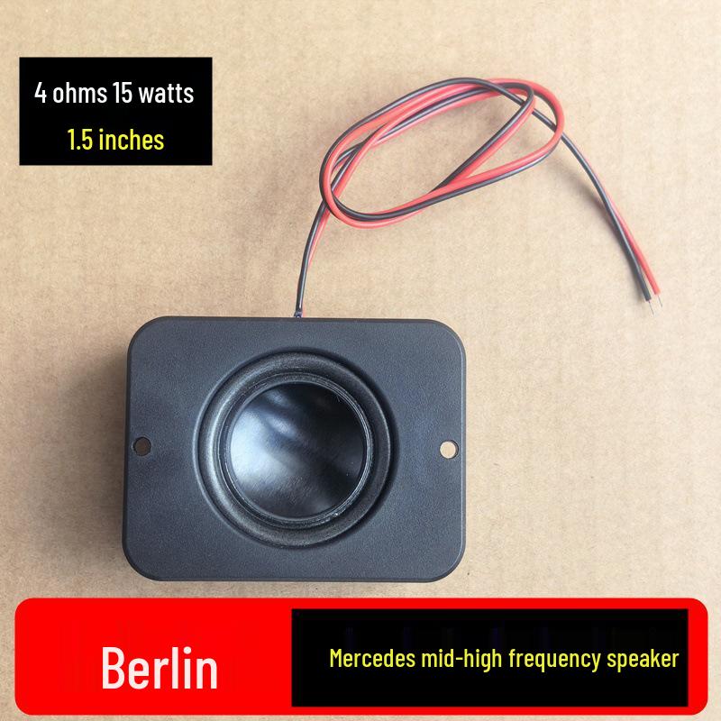 Berlin Sound 1.5-inch Mid-High Frequency Speaker for Mercedes BMW - Vocal Audio Accessory
Berlin Sound 1.5-inch Mid-High Frequency Speaker for Mercedes BMW - Vocal Audio Accessory