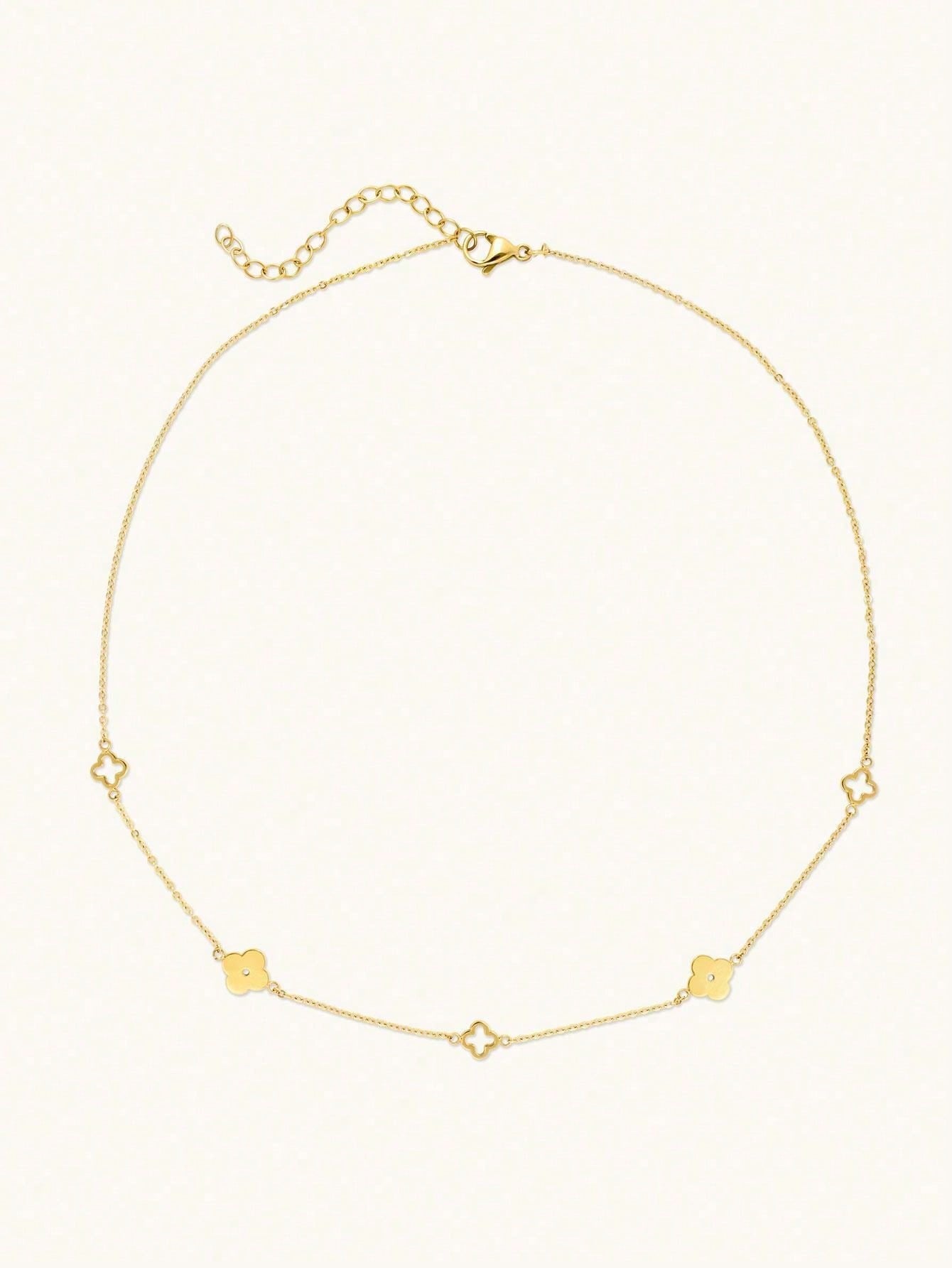 1 шт. Стильный и элегантный кулон-ожерелье из нержавеющей стали в виде переплетающегося клевера и цветка сливы, подарочный набор, подарок для матери, жены
1 шт. Стильный и элегантный кулон-ожерелье из нержавеющей стали в виде переплетающегося клевера и цветка сливы, подарочный набор, подарок для матери, жены