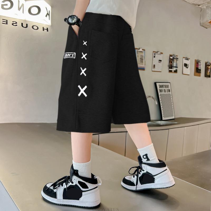 Boys Summer Capris Shorts Cotton Kids Loose Casual Style Sport Short Pants for Teenage Child 170 чорний
Boys Summer Capris Shorts Cotton Kids Loose Casual Style Sport Short Pants for Teenage Child 170 чорний