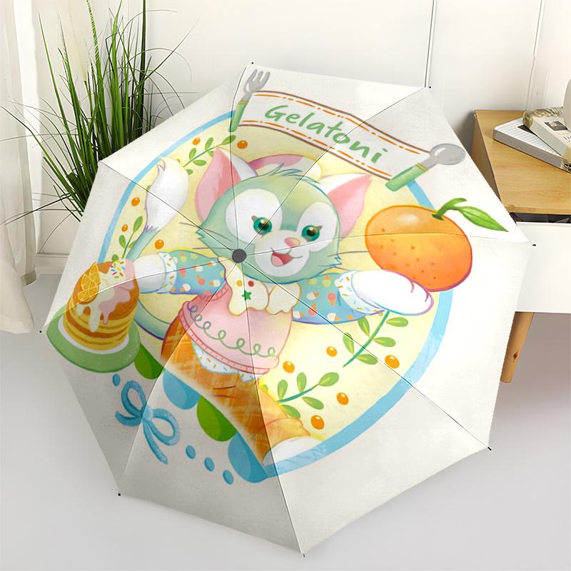 1pc Gelatoni & Orange Automatic 3-Fold Umbrella Design, Cute Cartoon Pattern, Portable Outdoor Umbrella, Perfect, Holiday Gift for Disney fa
1pc Gelatoni & Orange Automatic 3-Fold Umbrella Design, Cute Cartoon Pattern, Portable Outdoor Umbrella, Perfect, Holiday Gift for Disney fa