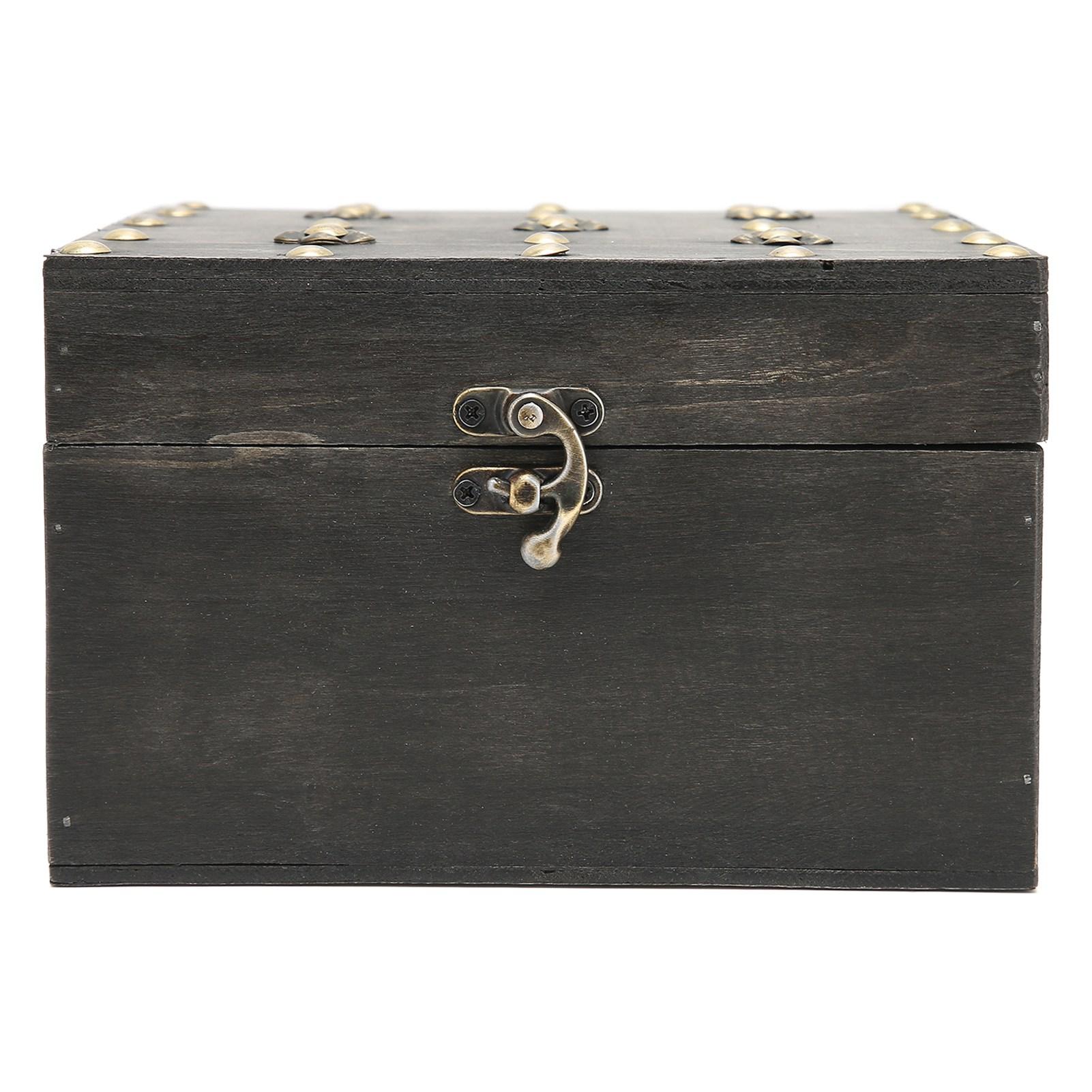 Retro Wooden Storage Box Metal Hinge Decorative Treasure Storing Chest Organizer for Home Office
Retro Wooden Storage Box Metal Hinge Decorative Treasure Storing Chest Organizer for Home Office
