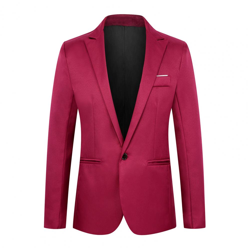 Повседневный пиджак для мужчин, элегантный мужской приталенный деловой костюм для свадьбы, вечеринки, пиджак на одной пуговице с карманами XXXL вино красного
Повседневный пиджак для мужчин, элегантный мужской приталенный деловой костюм для свадьбы, вечеринки, пиджак на одной пуговице с карманами XXXL вино красного