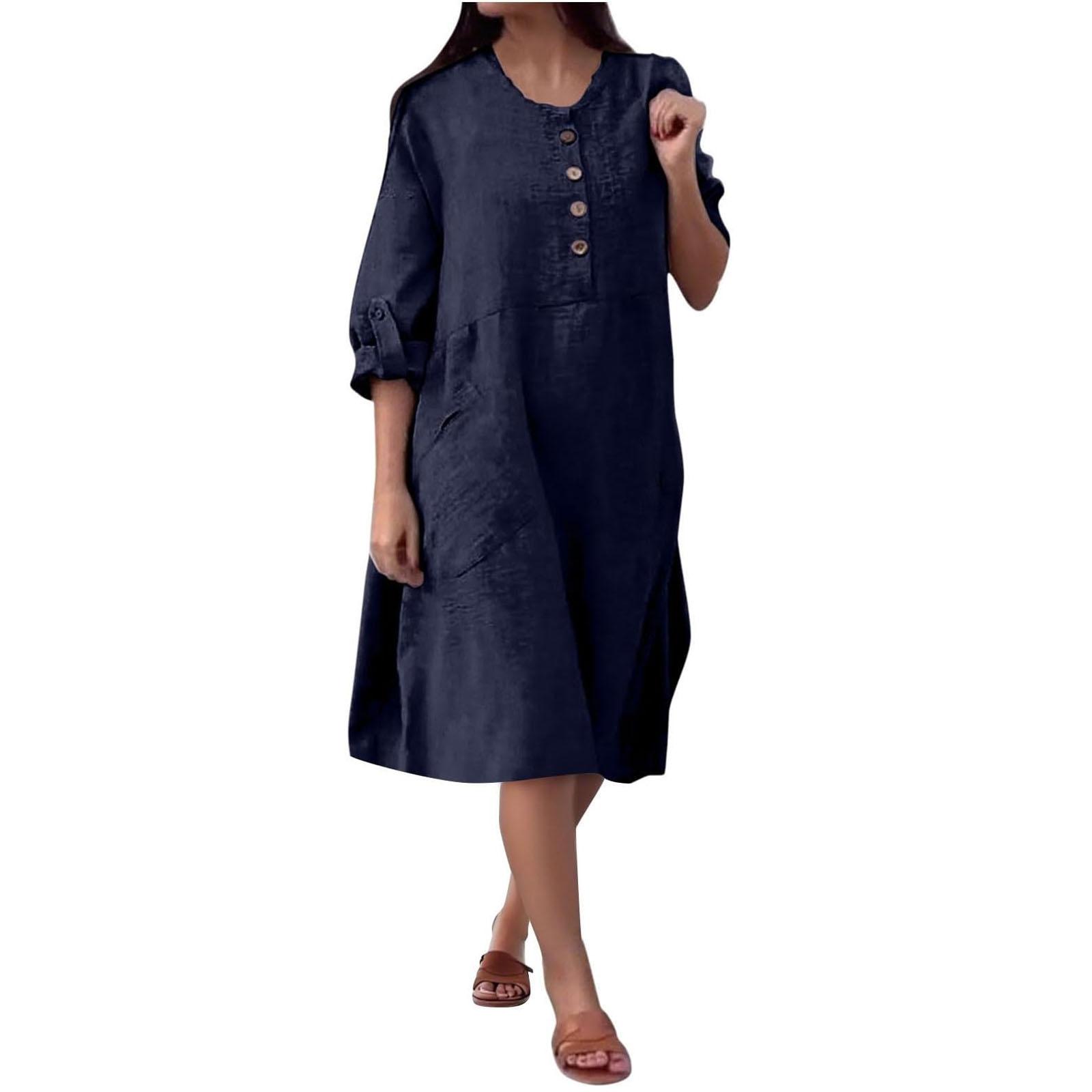 Ladies Casual 3/4 Sleeve Dress XL синій
Ladies Casual 3/4 Sleeve Dress XL синій