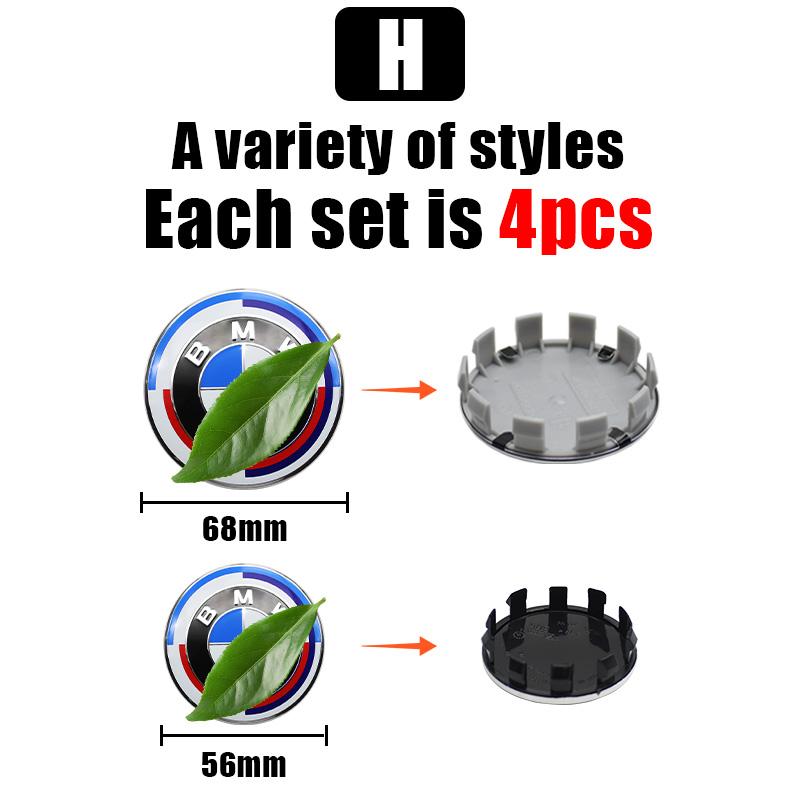 4Pcs 68mm 56mm Car Wheel Center Hub Caps Cover Accessories For BMW 50th F12 F13 F30 E60 E65 E66 E63 F01 F02 X1 X3 4 5 6 7 Series 56mm Hubcap
4Pcs 68mm 56mm Car Wheel Center Hub Caps Cover Accessories For BMW 50th F12 F13 F30 E60 E65 E66 E63 F01 F02 X1 X3 4 5 6 7 Series 56mm Hubcap